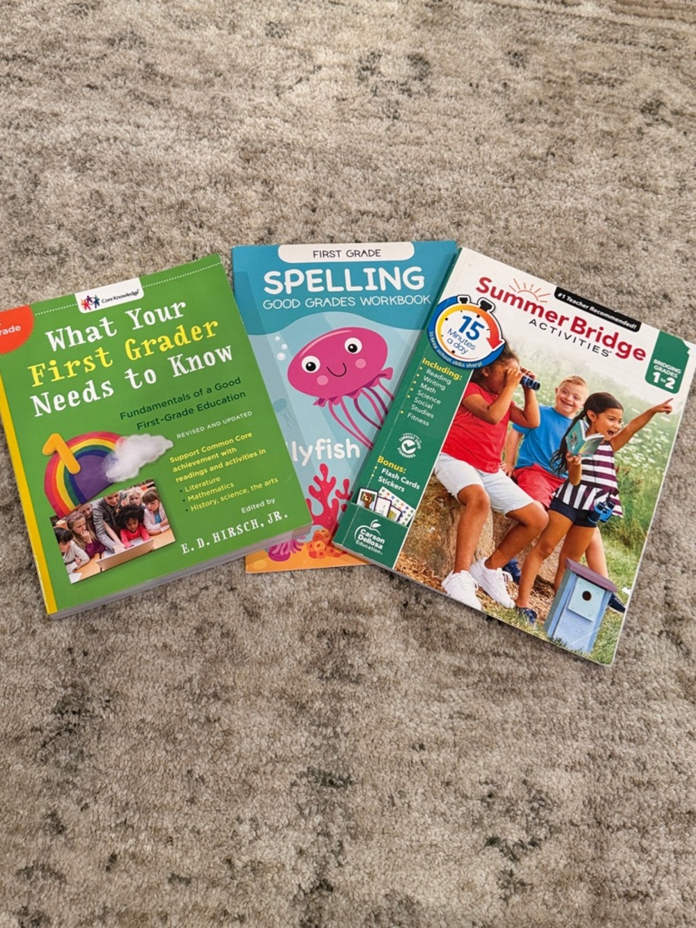 First Grade Kids Activity Books Bundle